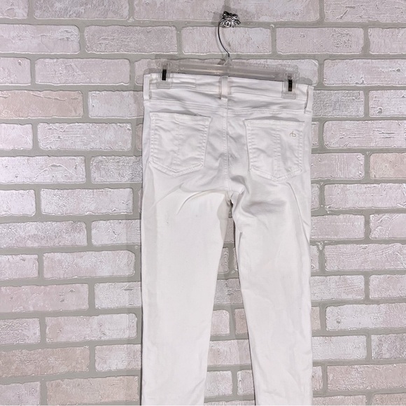 Rag & bone Skimny Jeans in Bright White Size 26 - Picture 7 of 10